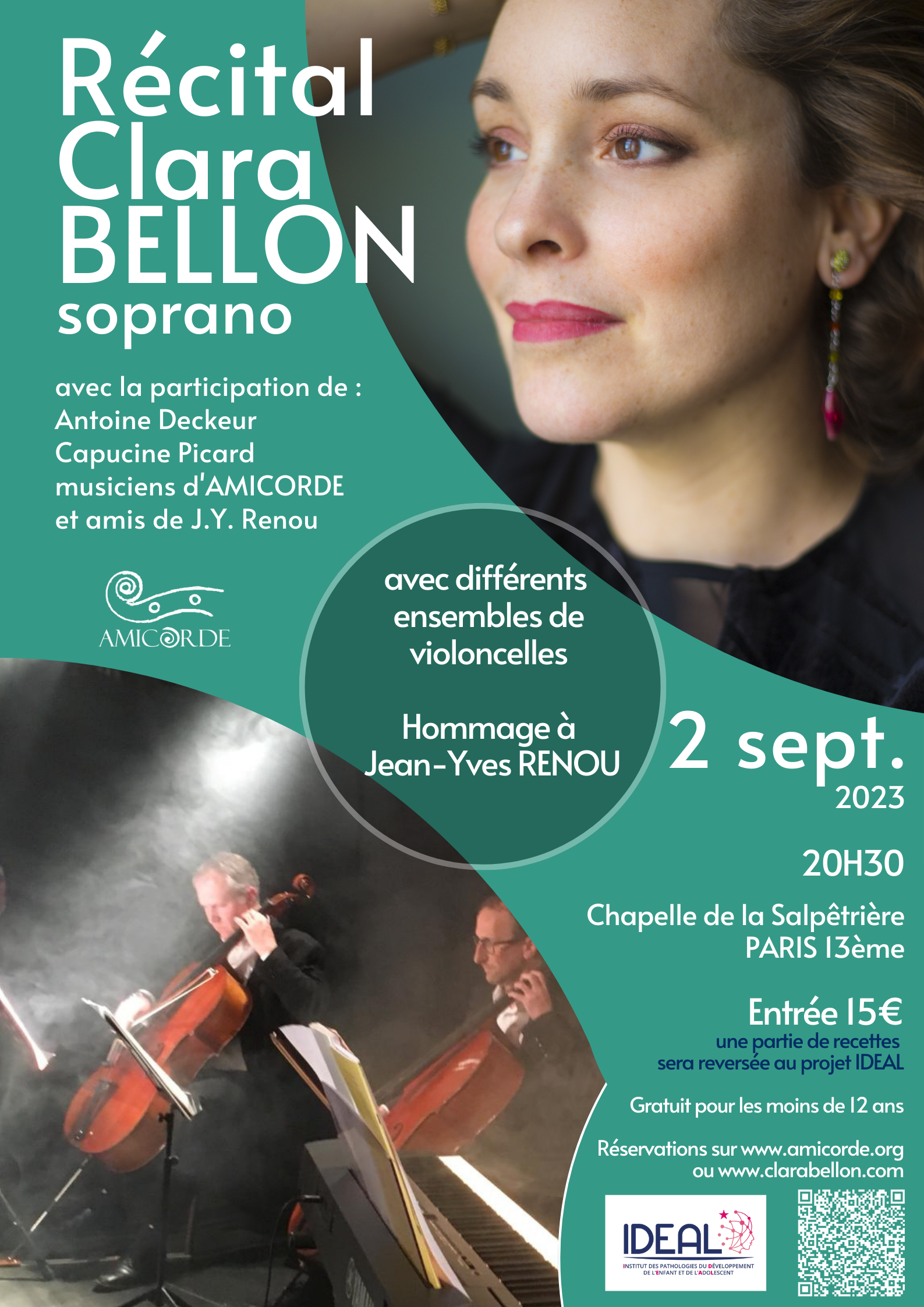 Recital Clara Bellon Paris 2 septembre 2023